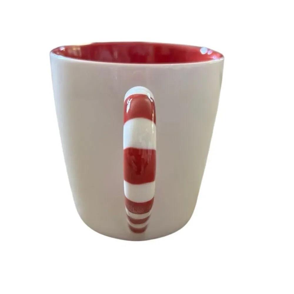 Starbucks Christmas Candy Cane 2011 12oz Limited Edition Coffee Mug